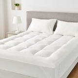 Rose Feather Mattress Topper Queen, Feather Bed Topper Wash.