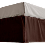 Cubresommier Twin 90x190 Cubre Somier Chocolate Decohoy