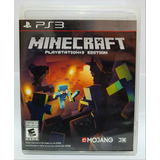 Minecraft, Jogo Original Para Ps3 Mídia Física Com Manual 