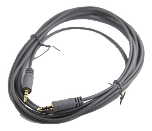 Cable Audio Estereo 1 Mts Mini Plug 3.5 A 3.5 Oro X 2u Htec