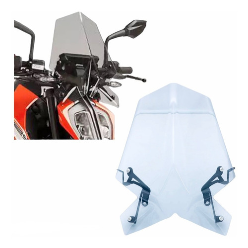 Parabrisas Ktm Duke 250 390 Transparente Clear