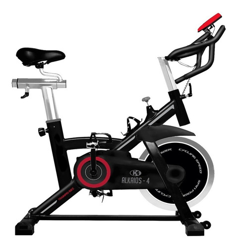 Bicicleta Estática Spinning De Cadena Con Rueda De 18 Kg K6