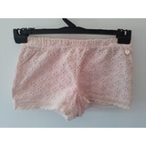 Short De Broderi Para Nena Talle 6 Chekeey Impecable 