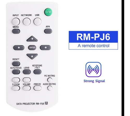 Controle Remoto Projetor Sony Rm-pj6