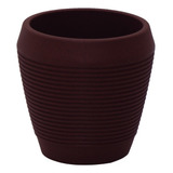 Maceta Plastica Grande 74litros 54cm Vaso Egipcio Tramontina Color Terracota