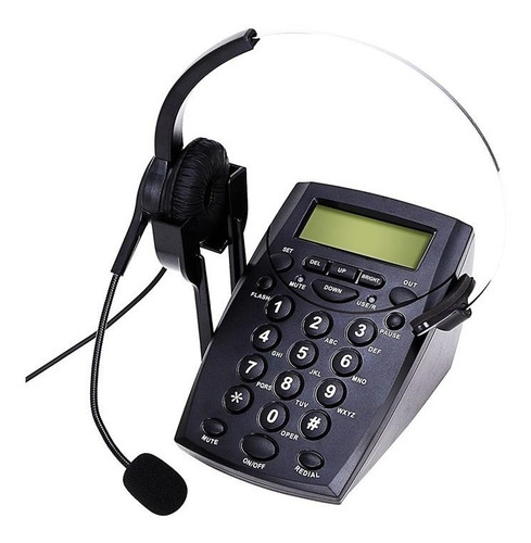 Teléfono Call Center Headset Manos Libre Cabezal Noga Nt200d