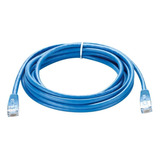 Kit 120 Unidades Cabo De Rede Patch Cord Rj45 Cat5e Azul 1mt