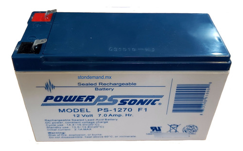 Ps1270 Power Sonic Carrito Eléctrico Nobreak Monitor 12v 7ah