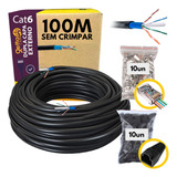 Cabo De Rede Utp Cat6 Dupla Capa Uso Externo 100 Metros