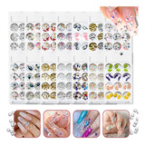 2 Cajas Strass Cristales Uñas Decoración Piedras Nail Art