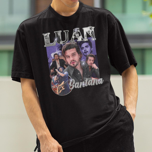 Camiseta Luan Santana Vintage Luanete Cantor Jade Sertanejo