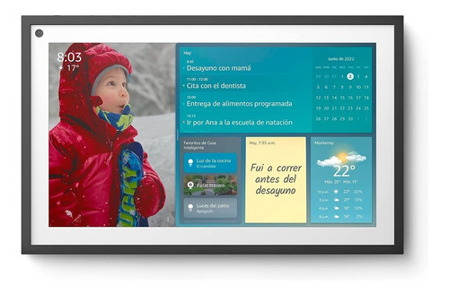 Asistente Virtual Amazon Echo Show 15 Full Hd 15.6'' Negro Color Blanca