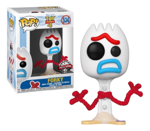 Funko Pop Toy Story 4 Forky #534 Sad Face Gamestop Exclusive