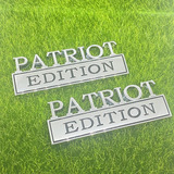 Patriot Edition - Insignia Cromada 3d Para Coche, Camión, Su