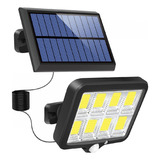 Lámpara Solar 160 Cob Con Sensor De Movimiento Para Exterior