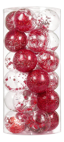 Bolas De Navidad De Plastico Transparente Inastillables De 2