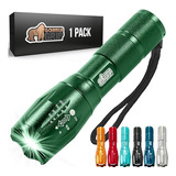 Gorilla Grip Linterna Tactica Led Pequeña Y Potente Verde 