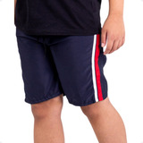 3 Bermudas Short Infantil Tactel Praia Verão Escolar 014