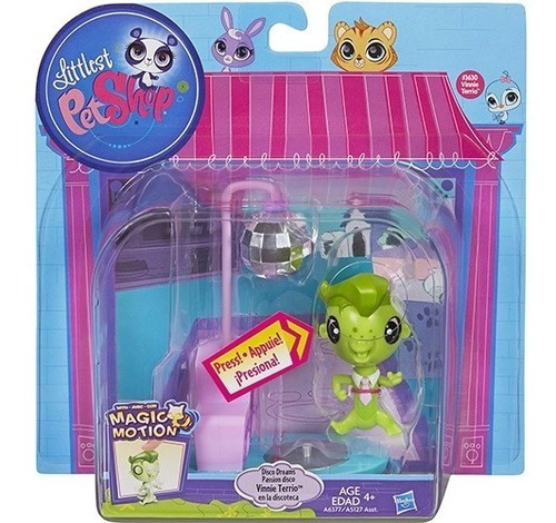 Littlest Pet Shop Movimentos Mágicos No Cenário - Vinnie