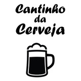 Adesivo Cantinho Cerveja Chopp Parede Barril Tonel Vitrine