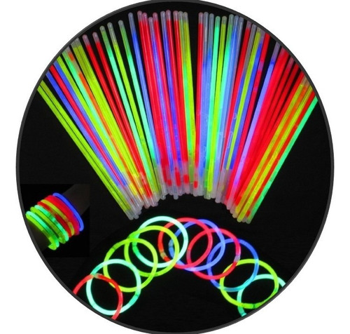 245 Pulsera Neon Cyalume Luminosa Glow Fiesta Boda Batucada