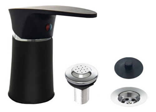 Griferia Bidet Monocomando Abs Negra Doha Mozart 7241