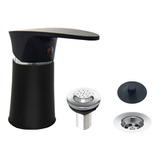 Griferia Bidet Monocomando Abs Negra Doha Mozart 7241