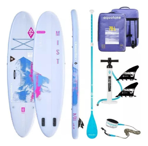 Tabla Stand Up Paddle Sup Inflable Aquatone Mist 10'4' P° 