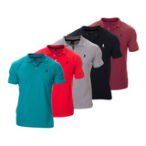 Kit 5 Camisa Polo Masculina Original Atacado C Nota Fiscal