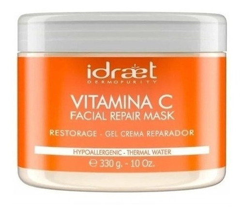 Crema Vitamina C Repara Y Regenera X 300gr. Idraet Tipo De Piel Todo Tipo De Piel