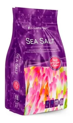 Sea Salt Aquaforest Saco 25kg Sal Para Aquário Marinho Sea