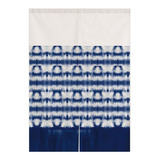 Japonés Indigo Noren Puerta Cortina Tapiz Shibori Tie ...