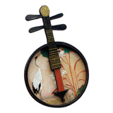 Instrumento Musical Em Miniatura Para Casa De Bonecas Yueqin