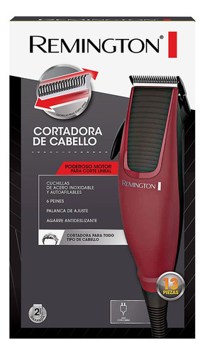 Cortadora De Pelo Remington Hc1095 Roja