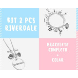 Kit 2 Peças Riverdale Bracelete Com Pingentes + Colar