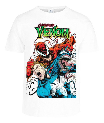 Playera Comic Venom Carnage Unleashed Marvel  1995 Vintage