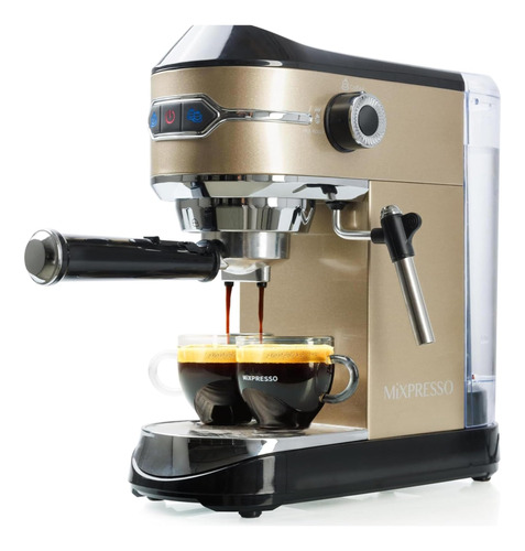 Cafetera Eléctrica Mixpresso Para Expresso C/bara - Oro