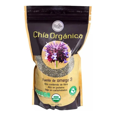 Chía Orgánica 907g Eco Pan Proteína Omega 3 | MercadoLibre