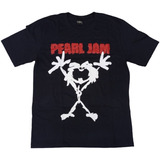 Camiseta Pearl Jam Preta Logo Eddie Vedder Grunge Hcd594