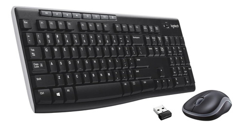 Combo De Teclado Y Ratón Inalámbricos Logitech Mk270 Para Wi