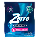Jabon Polvo Zorro Evolution Escudo 800 Grs