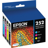 Original Epson Ink Cartucho Impresora Tinta 252 4-pack