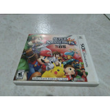 Super Smash Bros Nintendo 3ds Solo Caja Y Manual