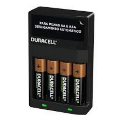 Carregador Bateria Duracell Cef14br4 C\u002F4-pilhas Aa 2500mah | Frete grátis