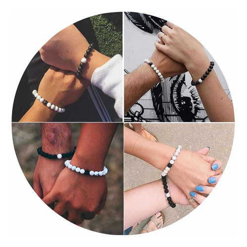 Pulseira Casal Namoro Amizade A Distancia Yin Yang