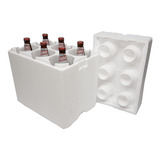 Caja Telgopor Conservadora Termica 6 Botellas Cerveza Envio