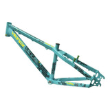 Quadro Freeride Aro 26 Vikingx Dirt Tuff X-30 Verde Agua