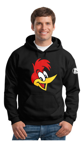 Sudadera Capucha Caricatura Pajaro Loco Loquillo Mod. 01