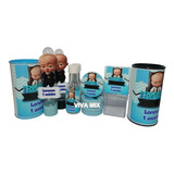 Kit C/cofrinho+tubete 3d Lembrancinha Personalizada 100un