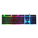 Teclado Gamer Luz Rgb Qwerty Iluminado Led Usb Alambrico